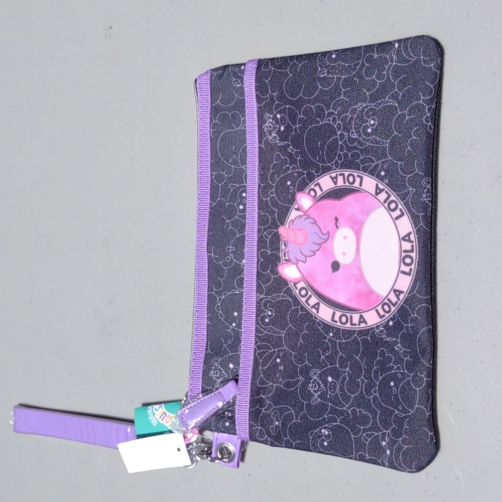 NEW Squishmallows Zippered Cosmetic Bag Purse